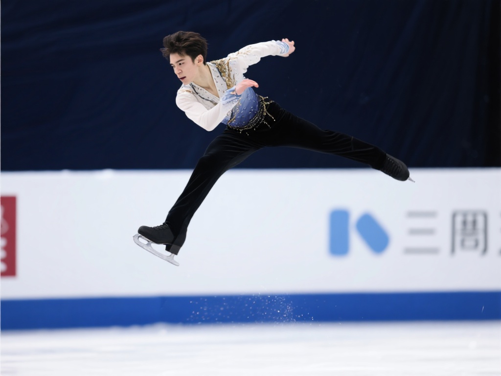 在花样滑冰比赛中，三周跳是一项决定选手技